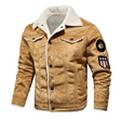 Wayne | Classic Sherpa Leather Jacket
