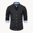 Men's Button-Down Collar Shirt Long Sleeve