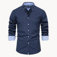 Men's Button-Down Collar Shirt Long Sleeve