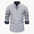 Men's Button-Down Collar Shirt Long Sleeve