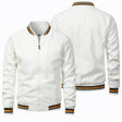 David | Classic Varsity-Stripe Bomber Jacket