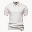 Men's Knit Zip Polo Classic Collar