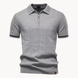 Men's Knit Zip Polo Classic Collar