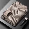 Men's Knit Sweater Geometric Pattern