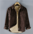 Men's Corduroy Shirt Jacket Fleece Lined