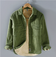 Men's Corduroy Shirt Jacket Fleece Lined