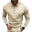 Men's Quarter Zip Sweatshirt Stand Collar