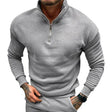 Men's Quarter Zip Sweatshirt Stand Collar