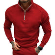 Men's Quarter Zip Sweatshirt Stand Collar
