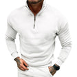 Men's Quarter Zip Sweatshirt Stand Collar