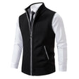 Men's Knit Sweater Vest Zip Front