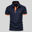 Men's Pique Polo Shirt Contrast Trim