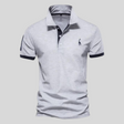 Men's Pique Polo Shirt Contrast Trim