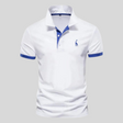 Men's Pique Polo Shirt Contrast Trim