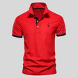 Men's Pique Polo Shirt Contrast Trim