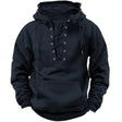 Men's Lace-Up Hoodie Vintage Rugged