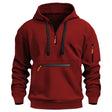 Bruce | Rugged Zip Fleece Hoodie