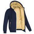 Men's Sherpa Lined Hoodie Fleece Zip