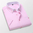 Men's Button-Down Shirt Contrast Collar