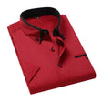 Men's Button-Down Shirt Contrast Collar