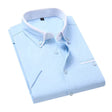 Men's Button-Down Shirt Contrast Collar