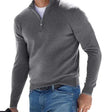 Men's Quarter Zip Sweater Mock Neck