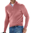 Men's Quarter Zip Sweater Mock Neck