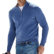 Men's Quarter Zip Sweater Mock Neck