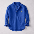 Adrian | Relaxed Linen Popover Henley