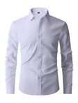 Classic Slim Fit Button-Up Shirt Men