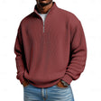 Harlan | Relaxed Ribbed Quarter-Zip Sweater