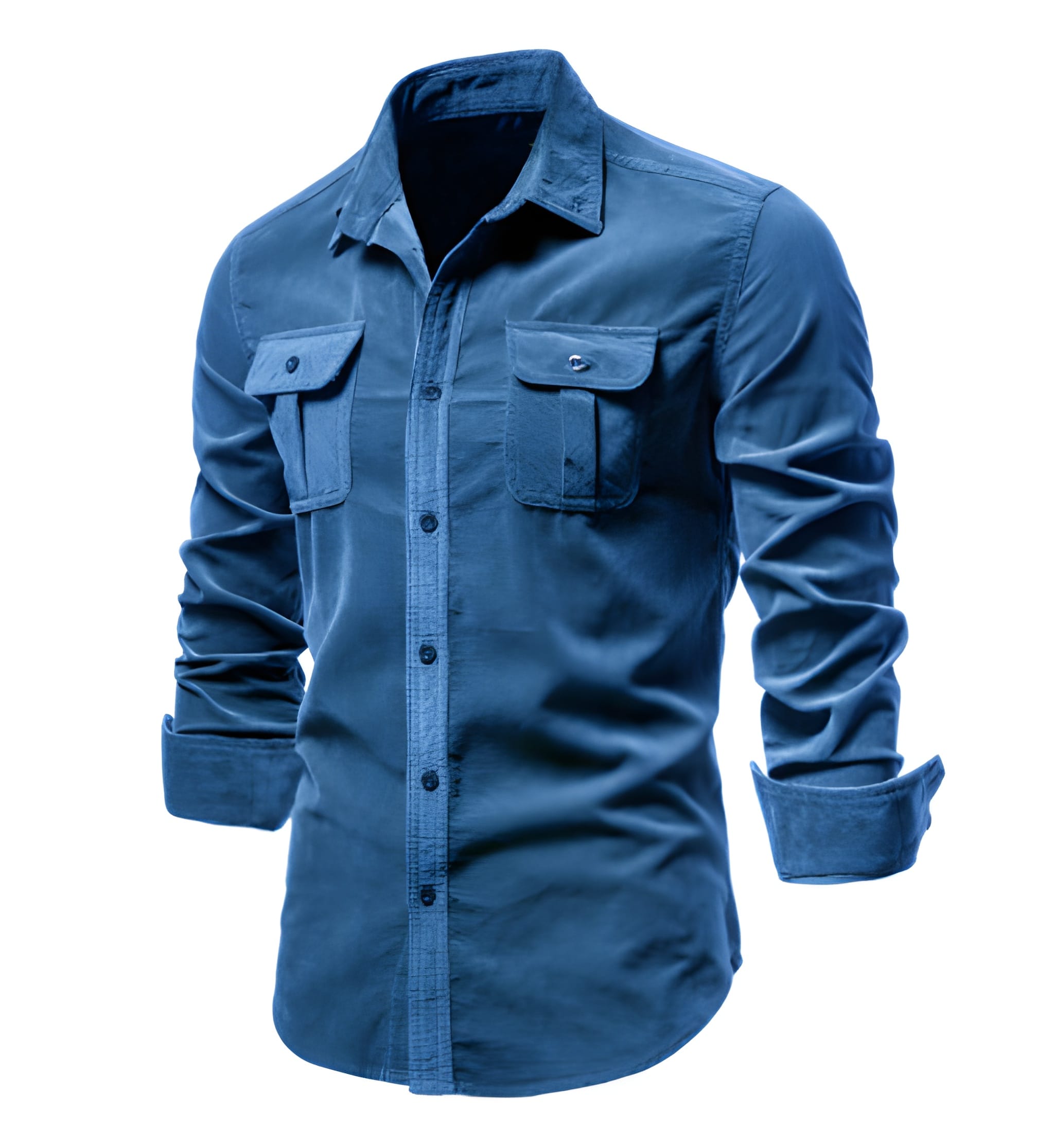 Adrian | Casual Corduroy Utility Shirt - Valereo