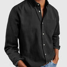 Adrian | Casual Denim Button-Up Shirt - Valereo