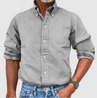 Adrian | Classic Button-Down Cotton Shirt - Valereo