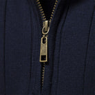 Adrian | Classic Ribbed Quarter-Zip Sweater - Valereo