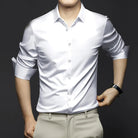 Adrian | Elegant Slim-Fit Wrinkle-Free Dress Shirt - Valereo