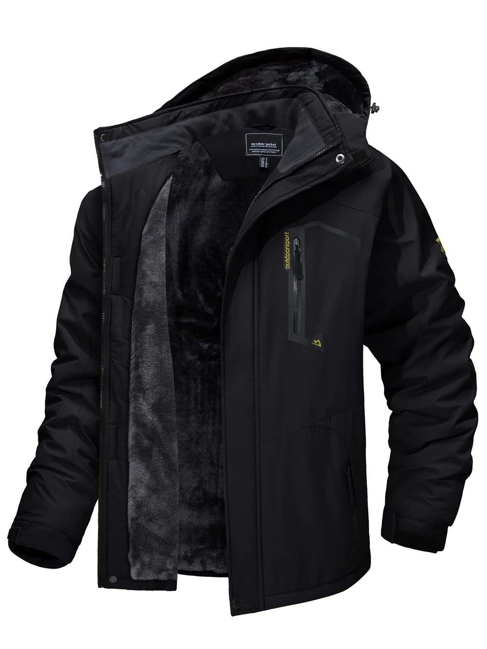 Adrian | Modern Fleece-Lined Hooded Jacket - Valereo