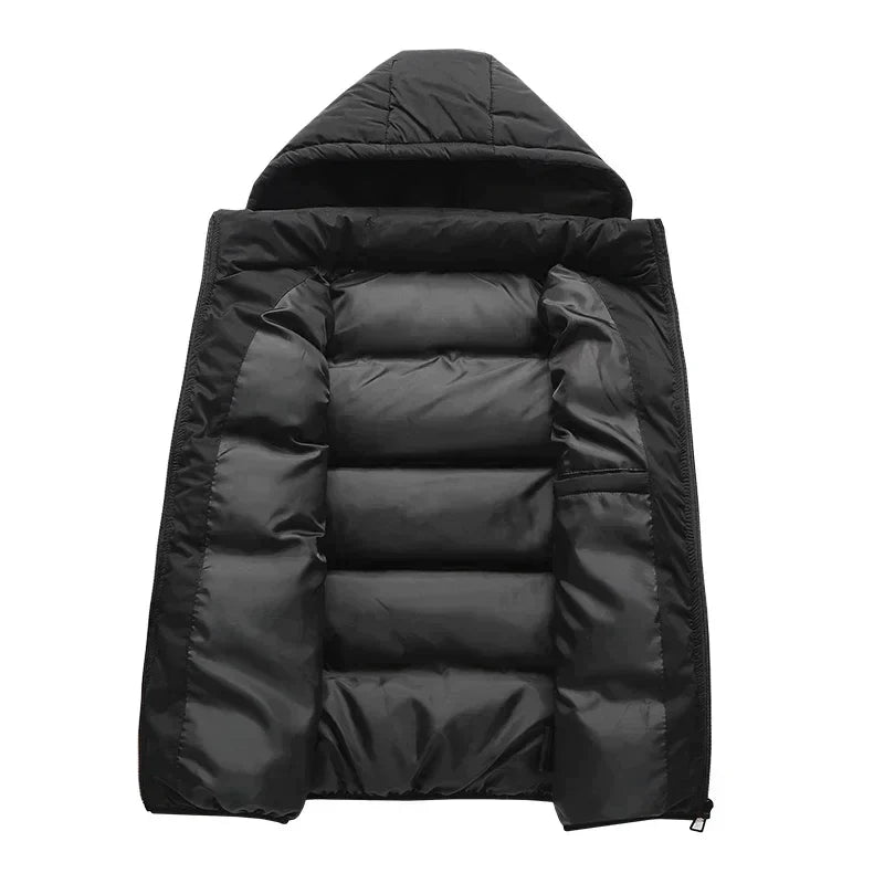 Adrian | Modern Hooded Puffer Vest - Valereo