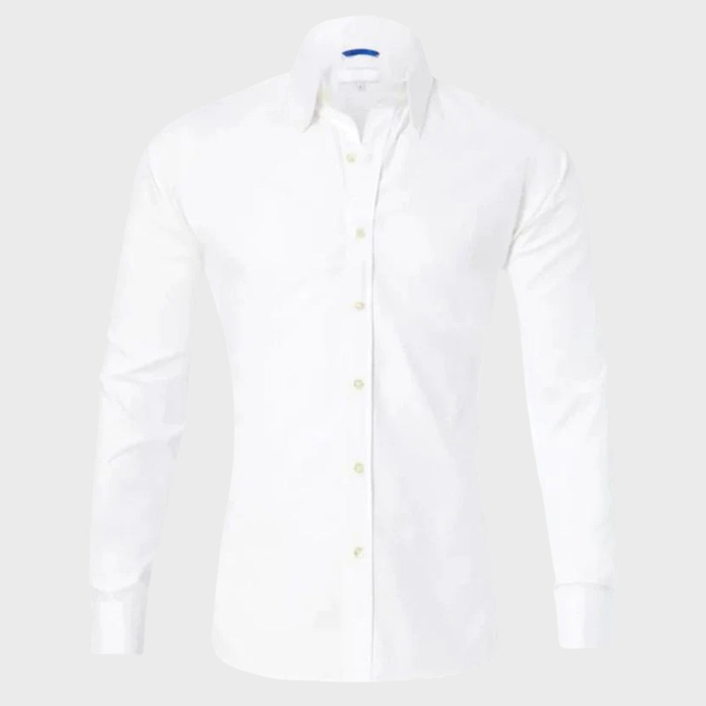 Adrian | Refined Slim-Fit Button-Up Shirt - Valereo