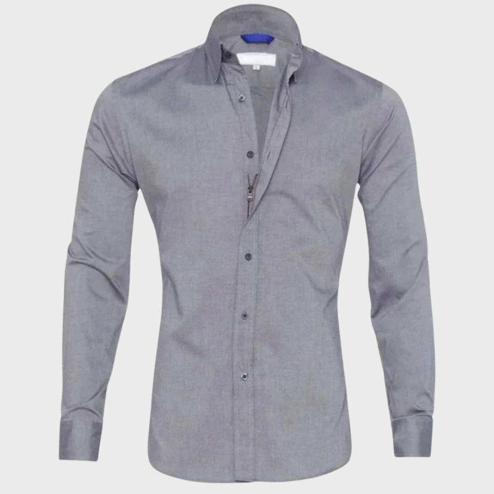 Adrian | Refined Slim-Fit Button-Up Shirt - Valereo