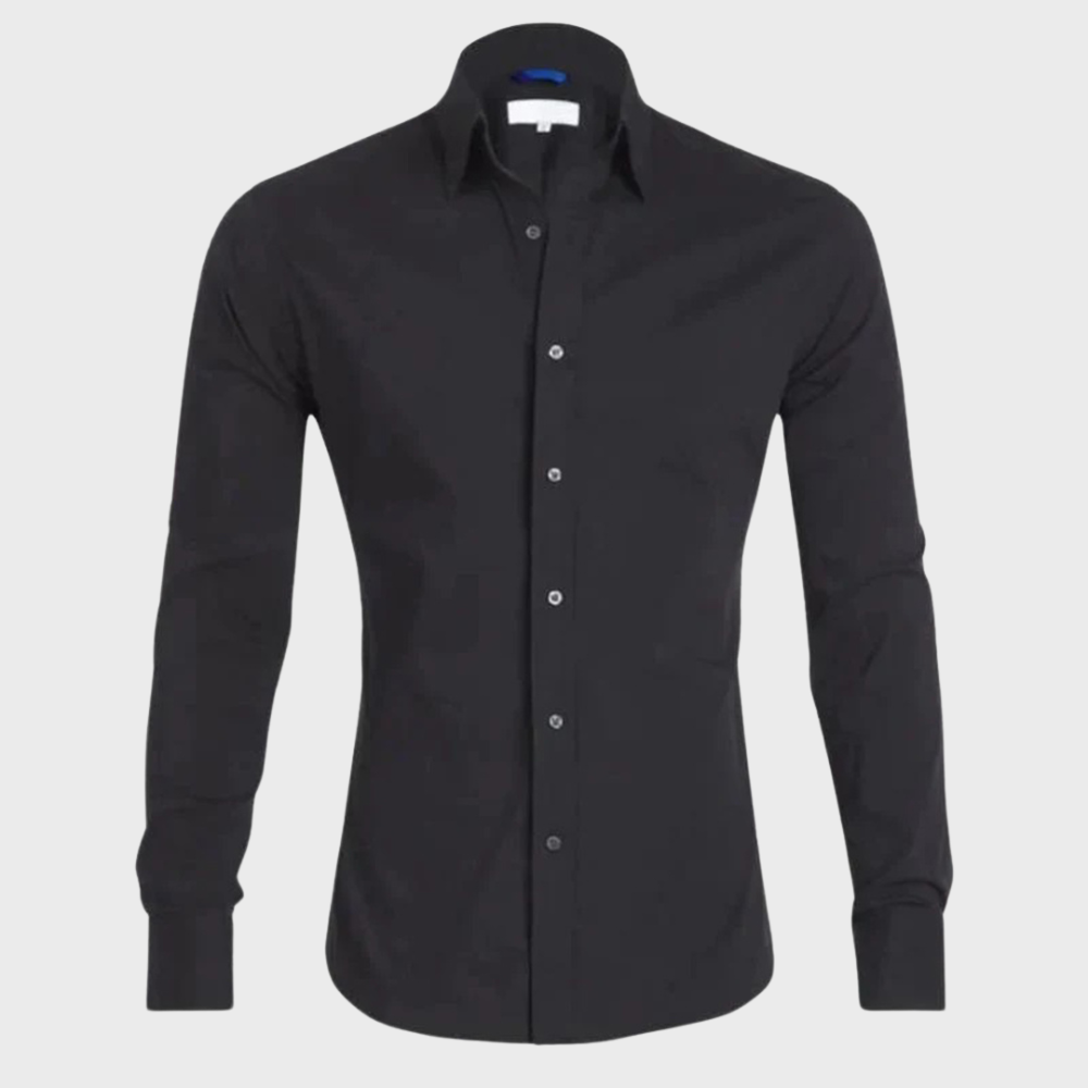 Adrian | Refined Slim-Fit Button-Up Shirt - Valereo