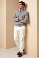 Andrew | Modern Full-Zip Knit Cardigan - Valereo