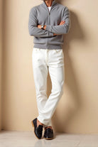 Andrew | Modern Full-Zip Knit Cardigan - Valereo