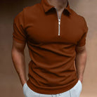 Andrew | Modern Zip-Collar Polo Shirt - Valereo