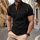 Andrew | Stylish Mandarin Collar Polo Shirt - Valereo