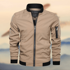 Andrew | Stylish Zip-Pocket Bomber Jacket - Valereo
