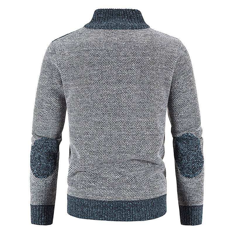 Anthony | Cozy Fleece-Lined Zip Cardigan - Valereo