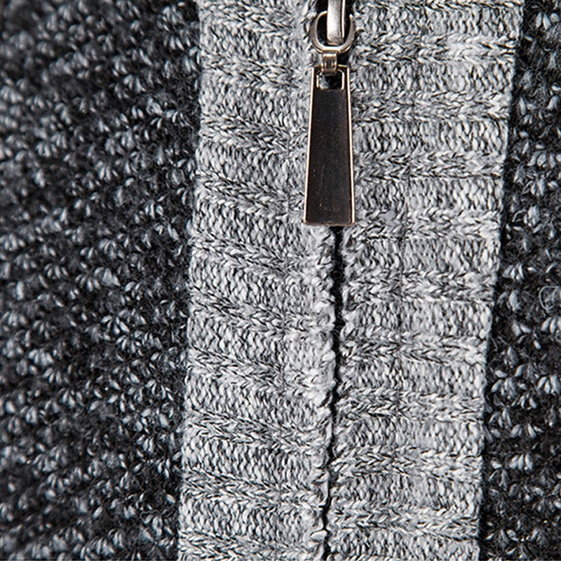 Anthony | Cozy Fleece-Lined Zip Cardigan - Valereo