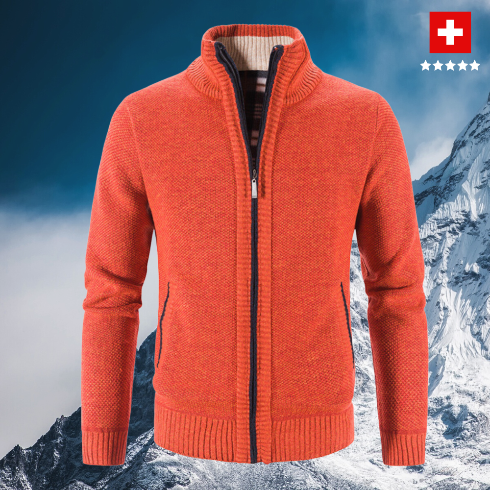Anthony | Cozy Full-Zip Knit Cardigan - Valereo