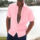 Anthony | Lightweight Linen Button-Up Shirt - Valereo